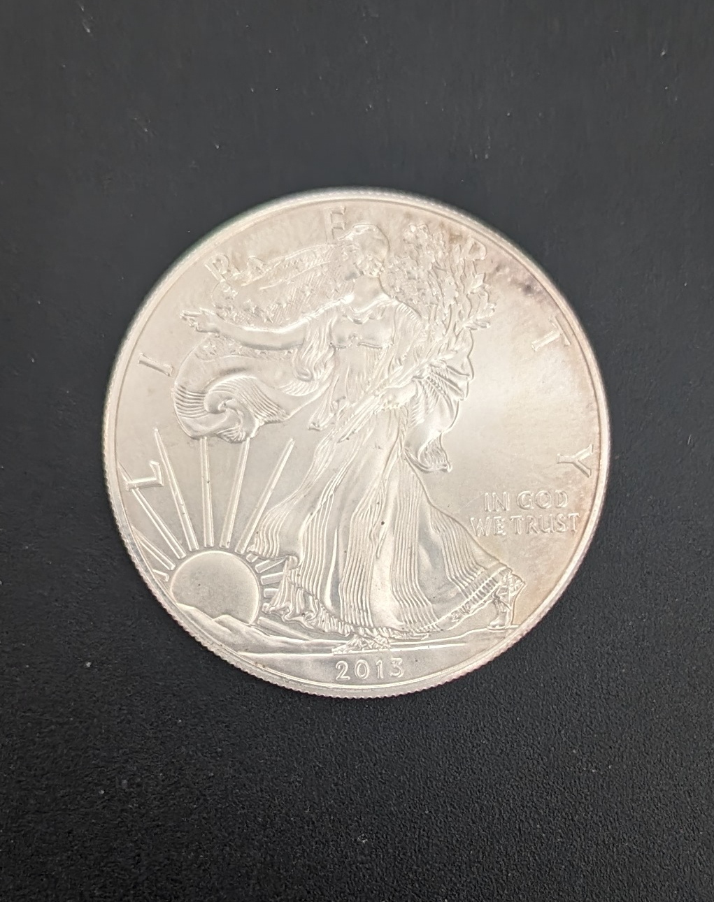 (image for) 2013 Silver Eagle 1 Ounce Round Pocket Piece