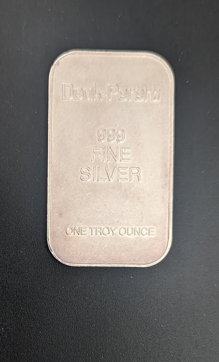 (image for) Vintage rare Deak-Perera 1 Ounce Silver Bar