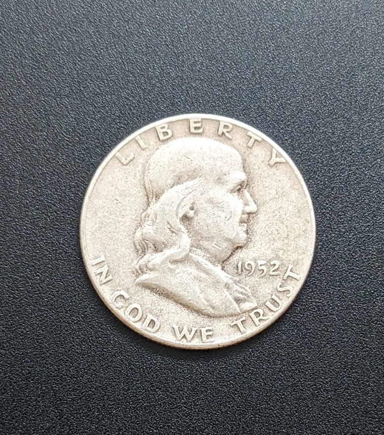 (image for) 1952 Silver Franklin Half Dollar