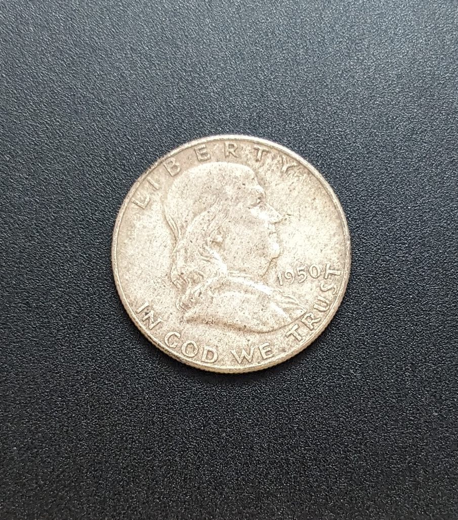 (image for) 1950 Silver Franklin Half Dollar