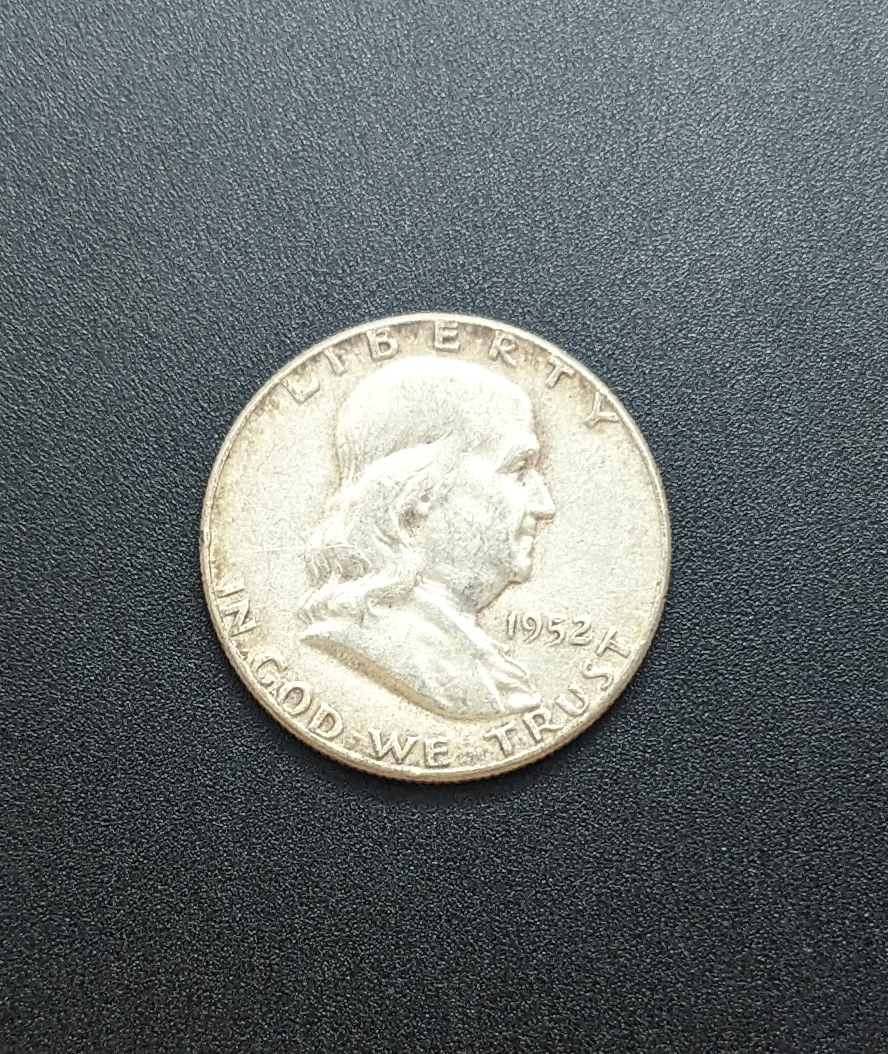 (image for) 1952 Silver Franklin Half Dollar