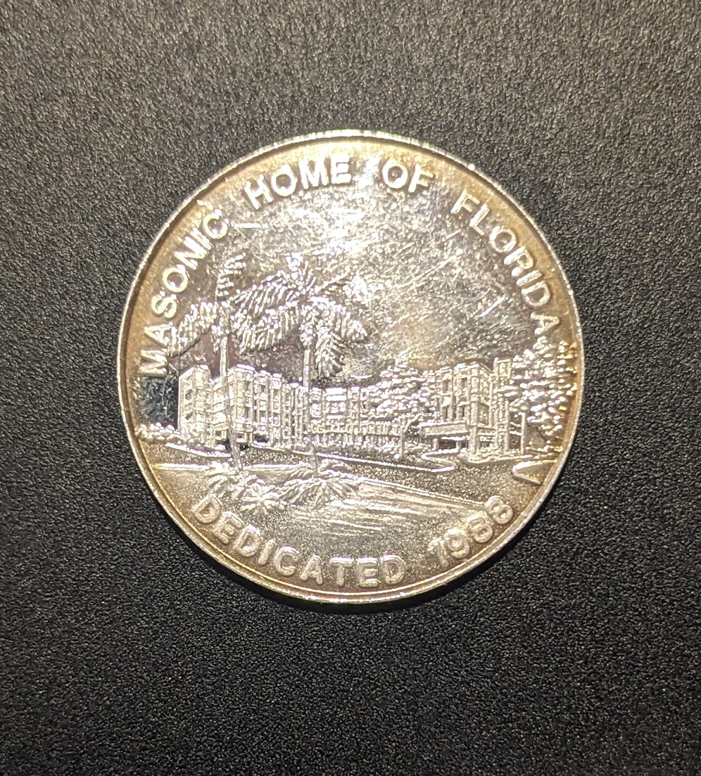 (image for) Masonic Lodge of Florida 1 Ounce Silver Round