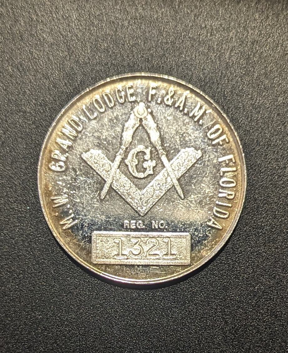 (image for) Masonic Lodge of Florida 1 Ounce Silver Round