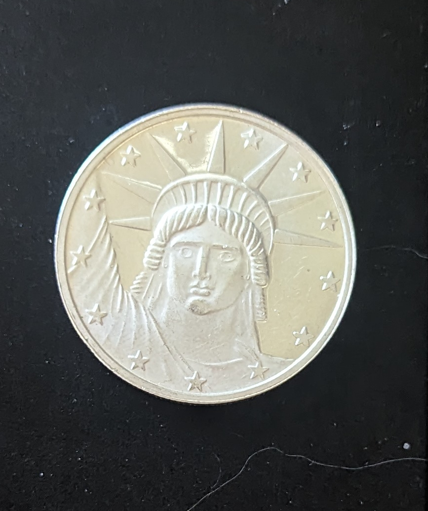 (image for) Liberty 1 Ounce Silver Round Pocket Piece