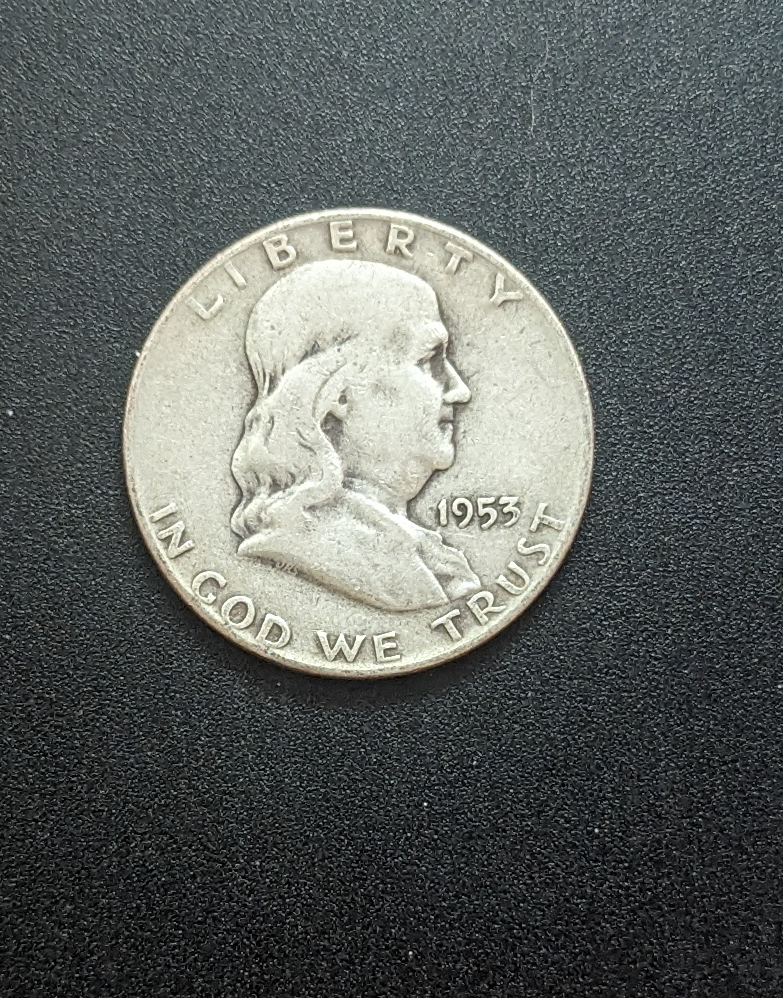 (image for) 1953 Silver Franklin Half Dollar