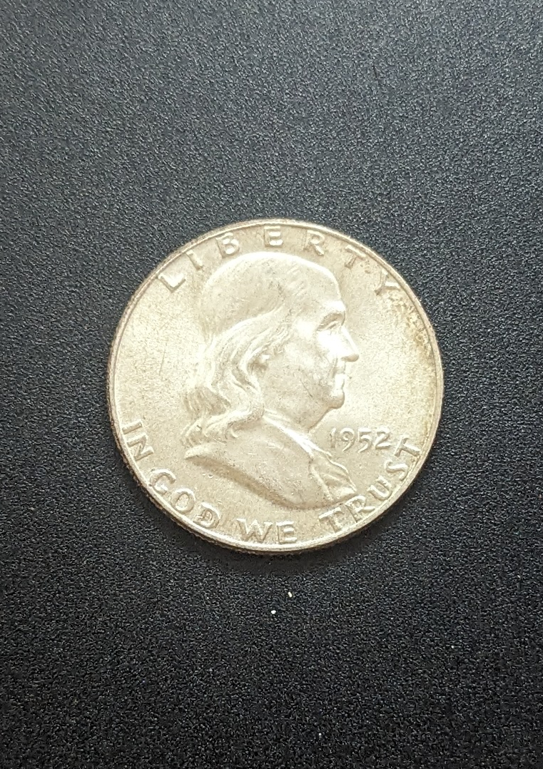 (image for) 1952 Silver Franklin Half Dollar